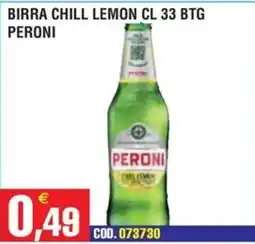 Immenso Cash Birra chill lemon Peroni offerta