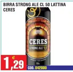 Immenso Cash Birra strong ale Ceres offerta
