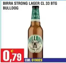 Immenso Cash Birra strong lager Bulldog offerta