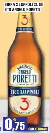 Immenso Cash Birra Tre Luppoli offerta