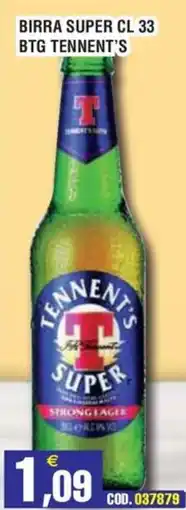 Immenso Cash Birra super Tennent's offerta