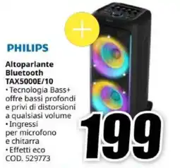 MediaWorld Philips Altoparlante Bluetooth offerta