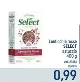 Talento Professional Store Lenticchie rosse SELECT offerta