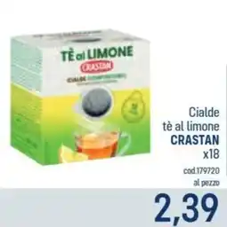 Talento Professional Store Cialde tè al limone Crastan offerta