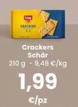 Interspar Crackers Schär offerta