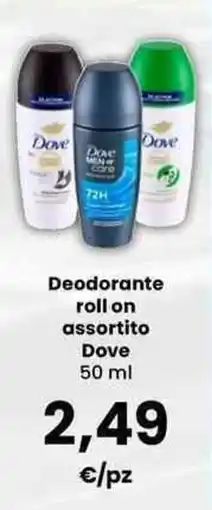 Interspar Deodorante roll on assortito Dove offerta