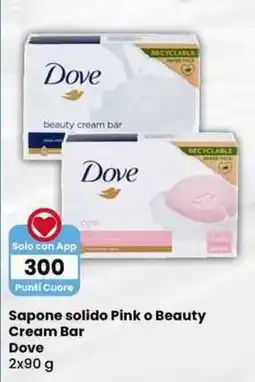 Interspar Sapone solido Pink o Beauty Cream Bar Dove offerta