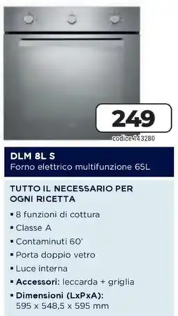 FreeShop DeLonghi DLM 8L S Forno elettrico multifunzione 65L offerta