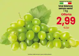 Despar Uva bianca senza semi offerta