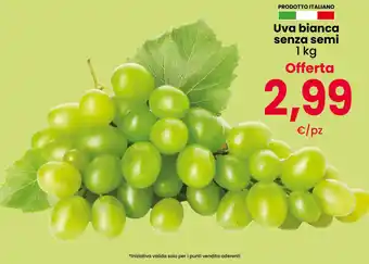 Uva bianca senza semi