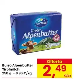 Despar Burro Alpenbutter Tirolmilch offerta