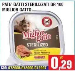 Immenso Cash Miglior gatto sterilized offerta