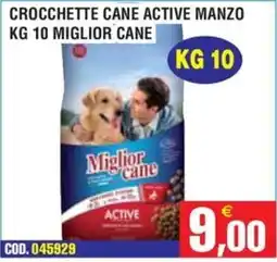 Immenso Cash Crocchette cane active manzo offerta