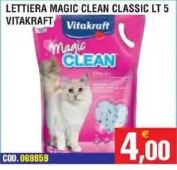 Immenso Cash Lettiera magic clean classic vitakraft offerta