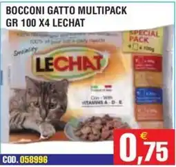 Immenso Cash Bocconi gatto multipack Lechat offerta