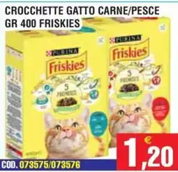 Immenso Cash Crocchette gatto carne/pesce Friskies offerta