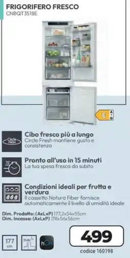 FreeShop Frigorifero fresco CNBQT3518E offerta