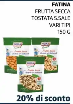 In Coop Fatina frutta secca tostata s.sale offerta