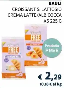 In Coop Bauli croissant senza lattosio crema latte/albicocca offerta