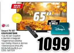 MediaWorld LG Smart TV 65" offerta