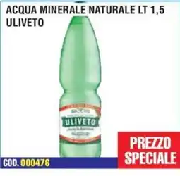 Immenso Cash Acqua minerale naturale Uliveto offerta
