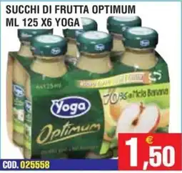 Immenso Cash Succhi di frutta optimum yoga offerta