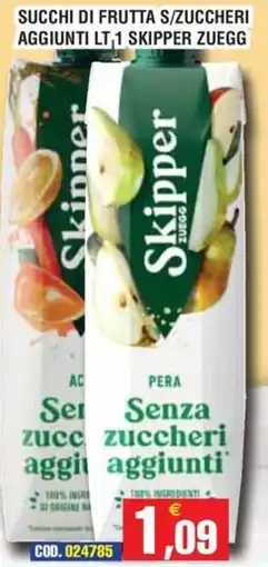 Immenso Cash Skipper pera senza zuccheri aggiunti offerta
