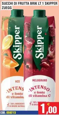 Immenso Cash Skipper succhi di frutta offerta