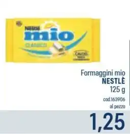 Talento Professional Store Formaggini mio Nestlé offerta
