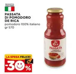 Alì Supermercati Passata De Rica offerta