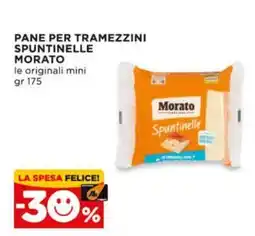 Alì Supermercati Pane per tramezzini spuntinelle Morato offerta