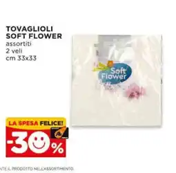 Alì Supermercati Tovaglioli soft flower offerta