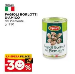 Alì Supermercati Fagioli Borlotti D'Amico del Piemonte offerta