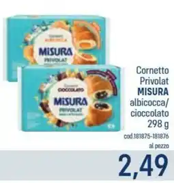 Talento Professional Store Cornetto Privolat Misura albicocca/cioccolato offerta