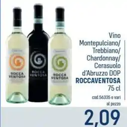 Talento Professional Store Vino Montepulciano/Trebbiano/Chardonnay/Cerasuolo d'Abruzzo DOP ROCCAVENTOSA offerta