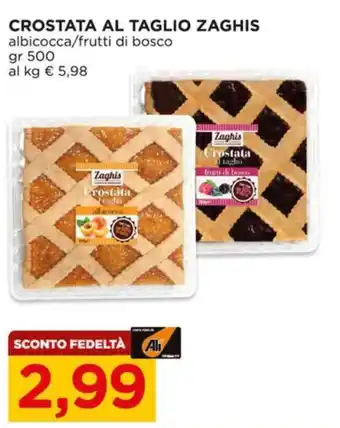 Crostata al taglio Zaghis