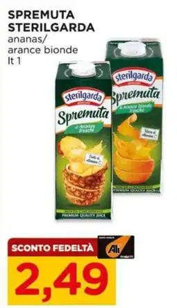 Alì Supermercati Spremuta sterilgarda ananas/arance bionde offerta