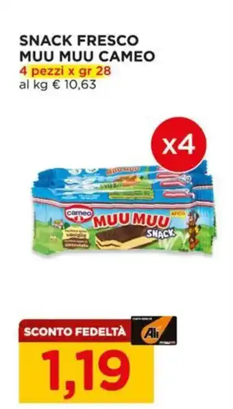 Snack fresco muu muu cameo
