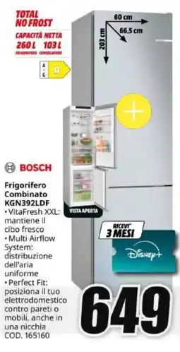 MediaWorld Frigorifero Combinato Bosch offerta