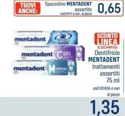 Talento Professional Store Dentifricio MENTADENT offerta