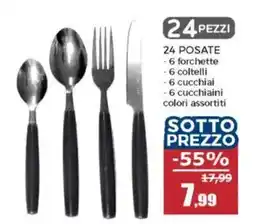 Happy Casa 24 posate offerta