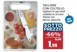 Happy Casa Tagliere con coltello offerta