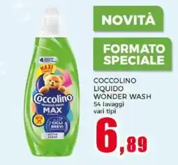 Happy Casa Coccolino liquido wonder wash max offerta