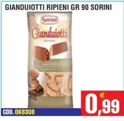 Immenso Cash Gianduiotti ripieni Sorini offerta