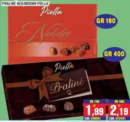 Immenso Cash Piella Praliné offerta