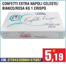 Immenso Cash Confetti extra napoli celeste crispo offerta