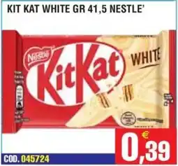 Immenso Cash KitKat white Nestlé offerta