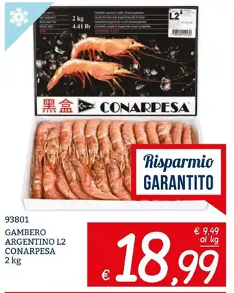 Zona Gambero argentino L2 Conarpesa offerta