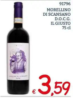 Zona Morellino di Scansano D.O.C.G. Il Giusto offerta