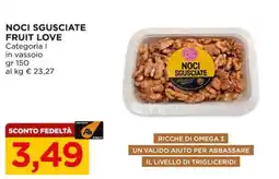 Alì Supermercati Noci sgusciate Fruit Love offerta